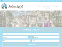 Tablet Screenshot of melaniegabel.com